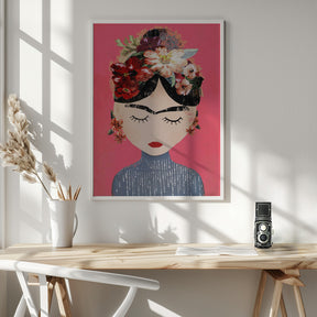 Frida (Pink Version) Poster