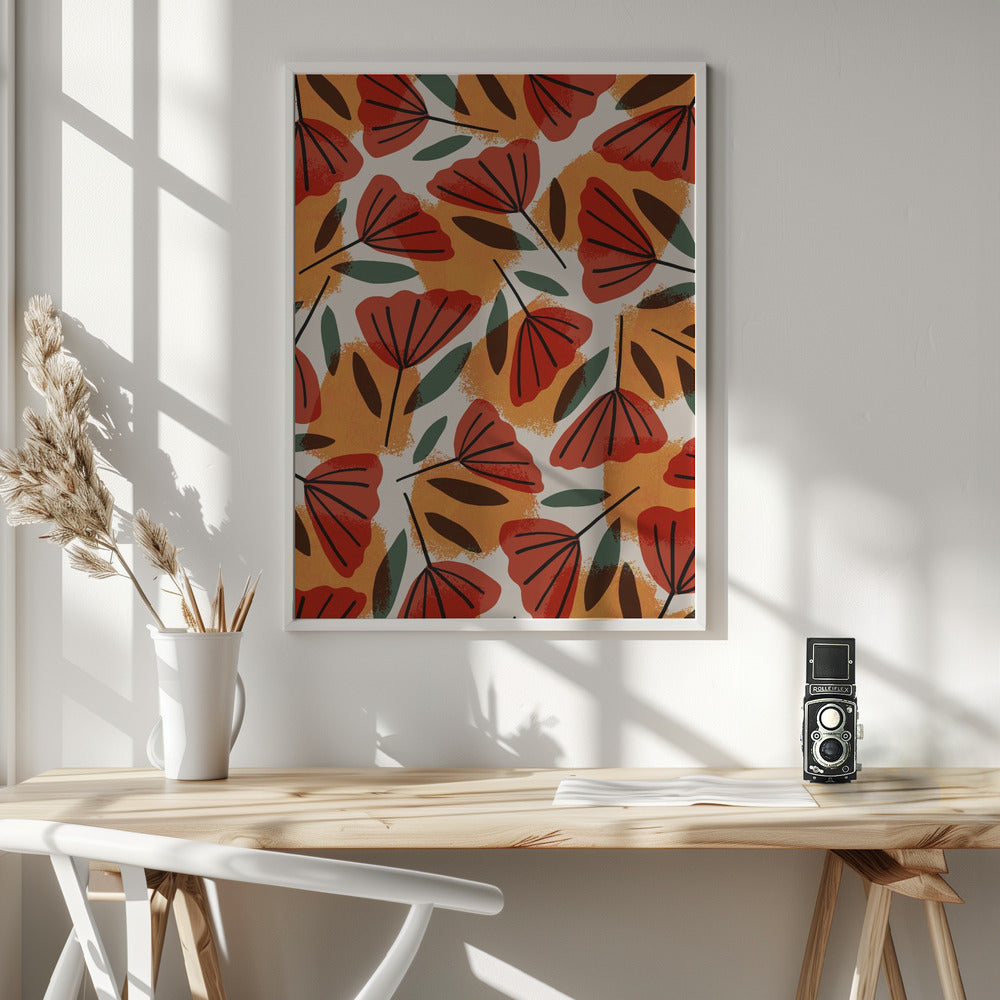 Tulip Pattern Poster