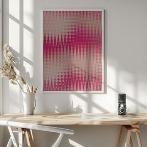 Pink Blurred Pattern Poster