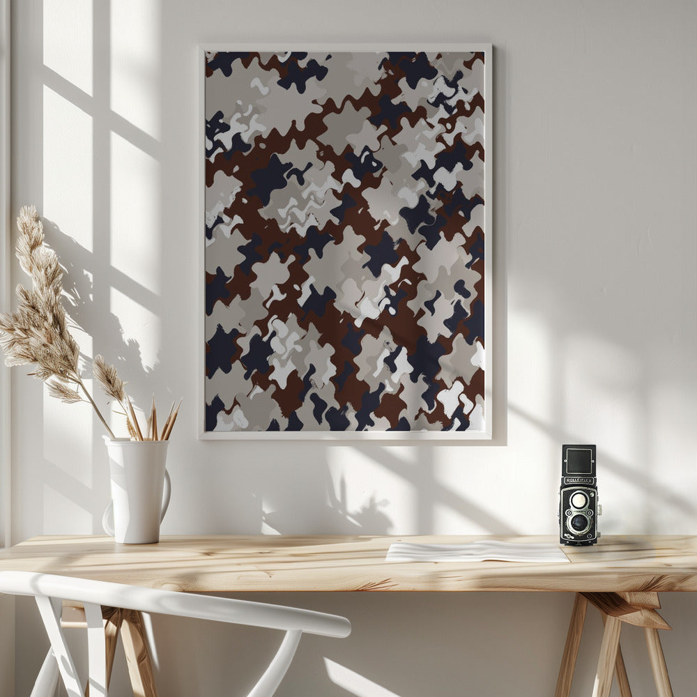 Liquid Berries Pattern Poster