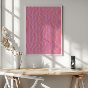 Pink Silk Pattern Poster