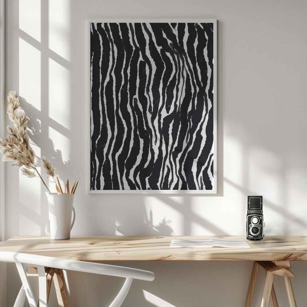 Zebra Pattern Poster