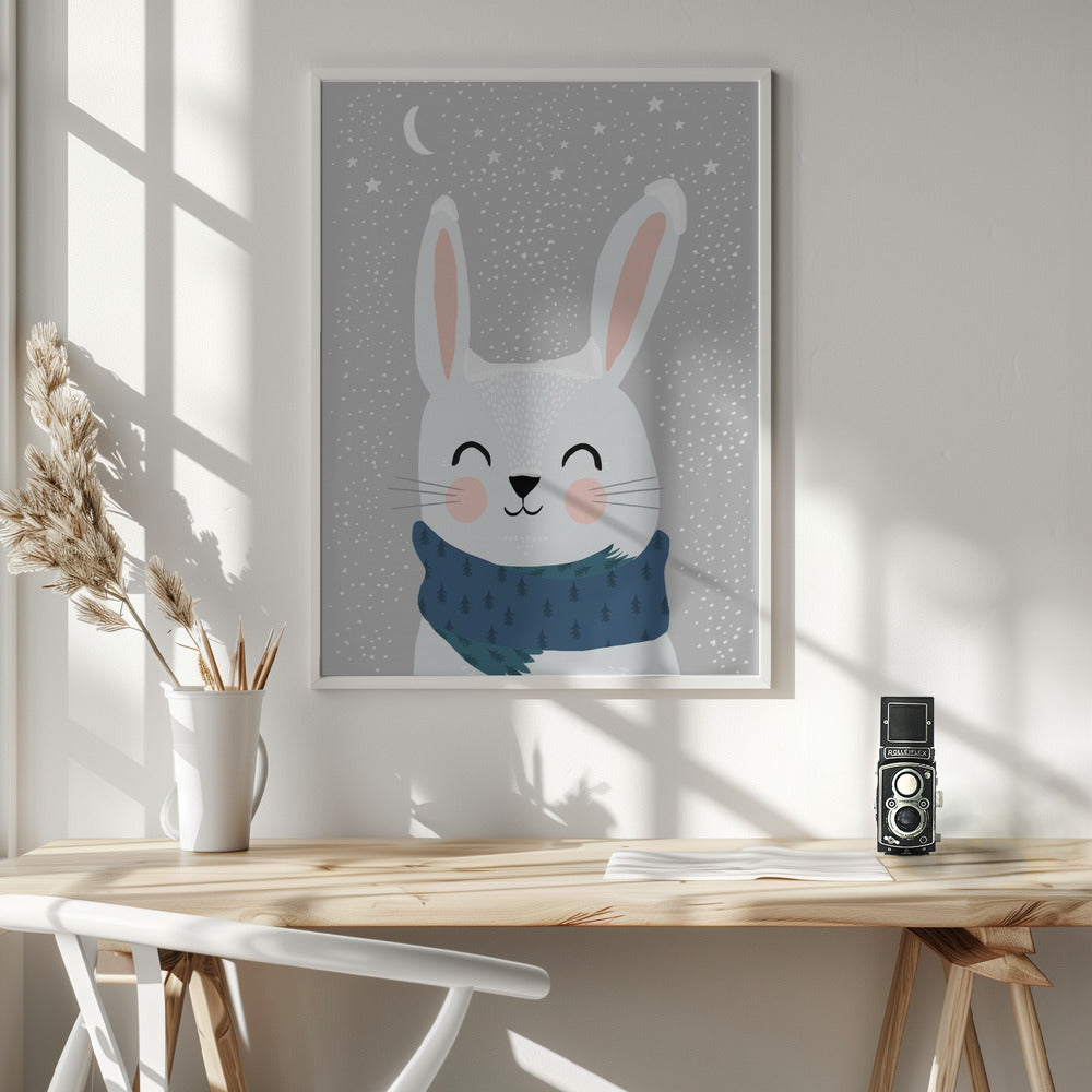 Snow Bunny Poster