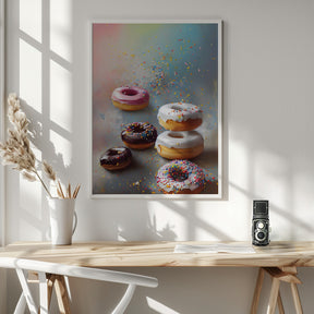 Yummy Donuts Poster