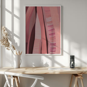 Pink Layers Poster