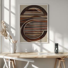 Curved Wood Poster