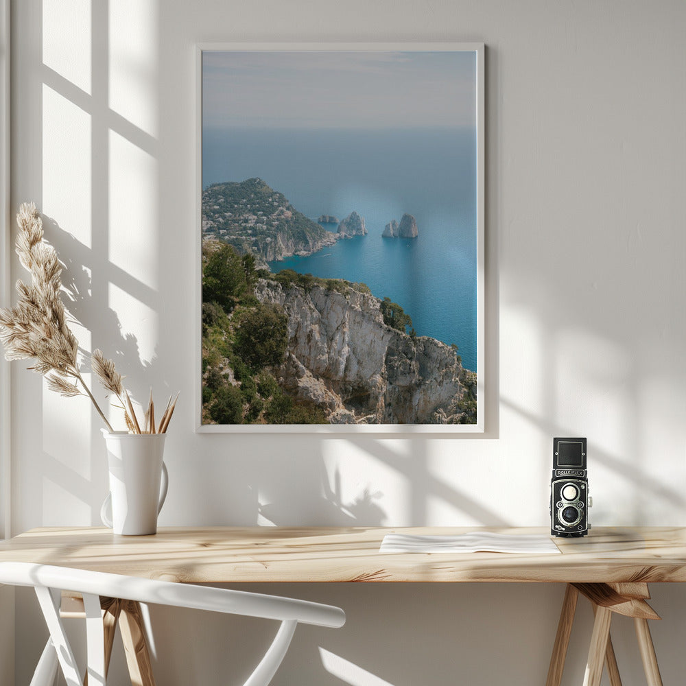 Coast of Capri Italy Poster