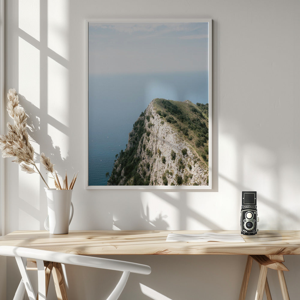 Mount Solaro Capri Poster