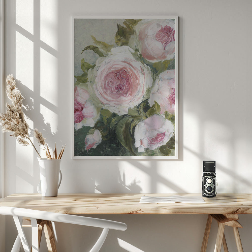 Freyia painterly florals Poster