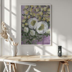 Raelynna painterly florals Poster