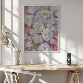 Kinsly painterly bouquet Poster