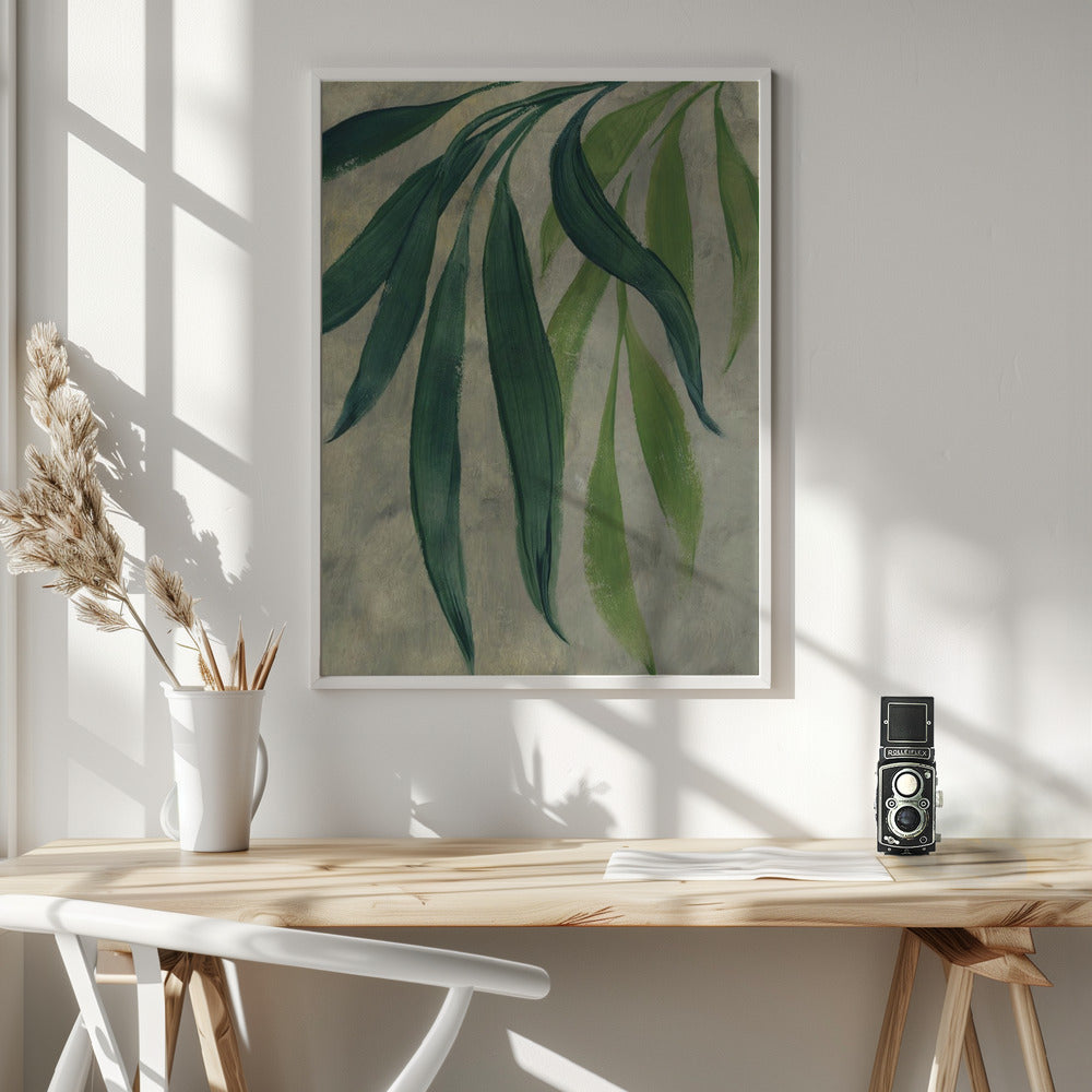 Viau cascading leaves Poster