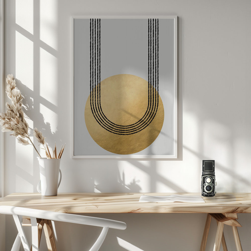 Gold balance Poster