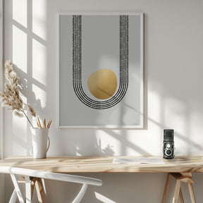 Gold unbalanced Poster