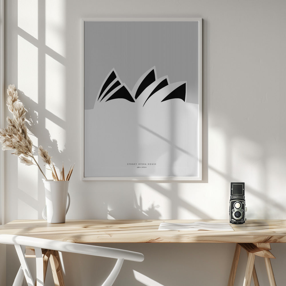 Minimal Sydney Opera House Poster