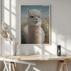 Cute Llama Poster