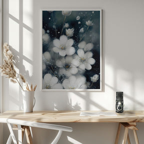 Frozen Flowers Poster