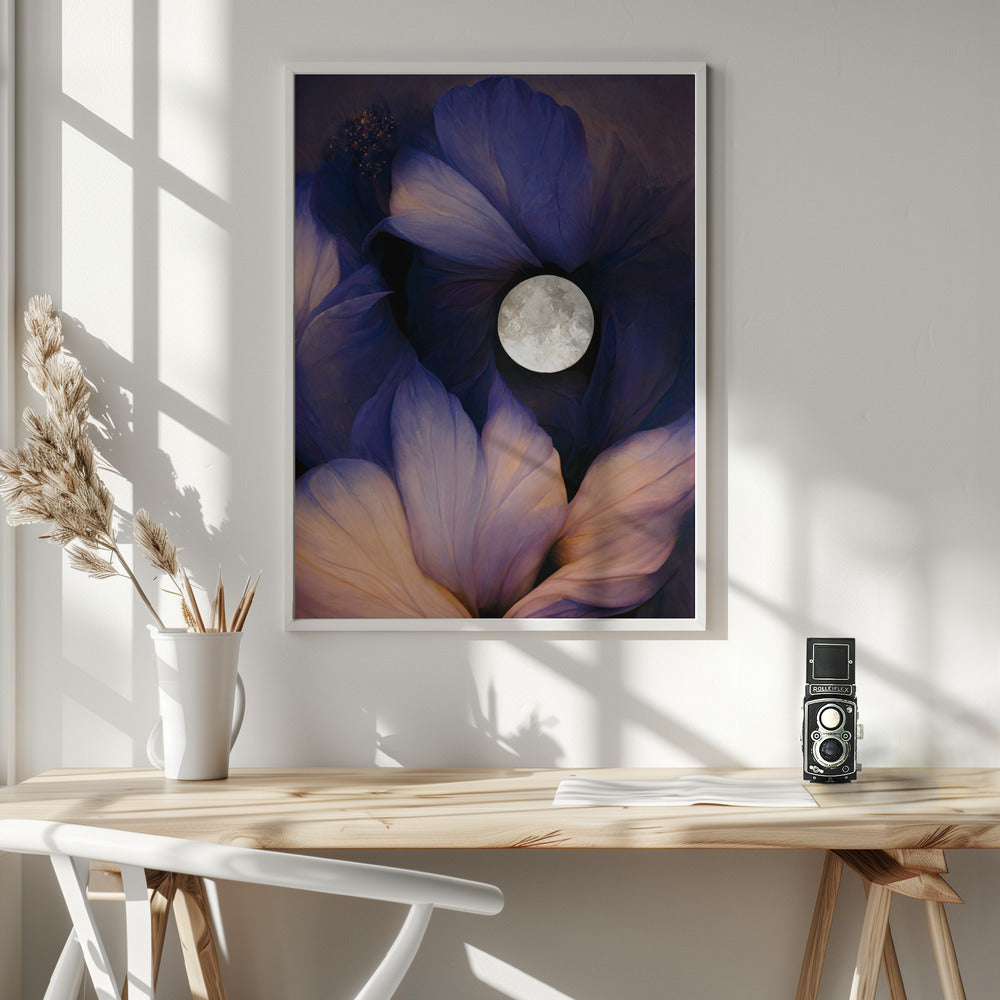 The Moon Flowers Poster