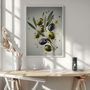 Fresh Olives Poster