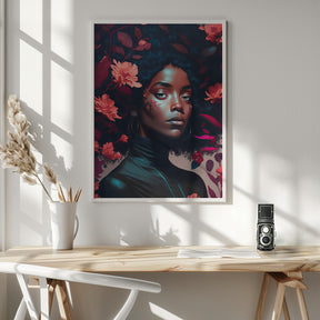 Goddess Of The Flowers Poster