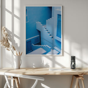 La Muralla Roja Blue Poster