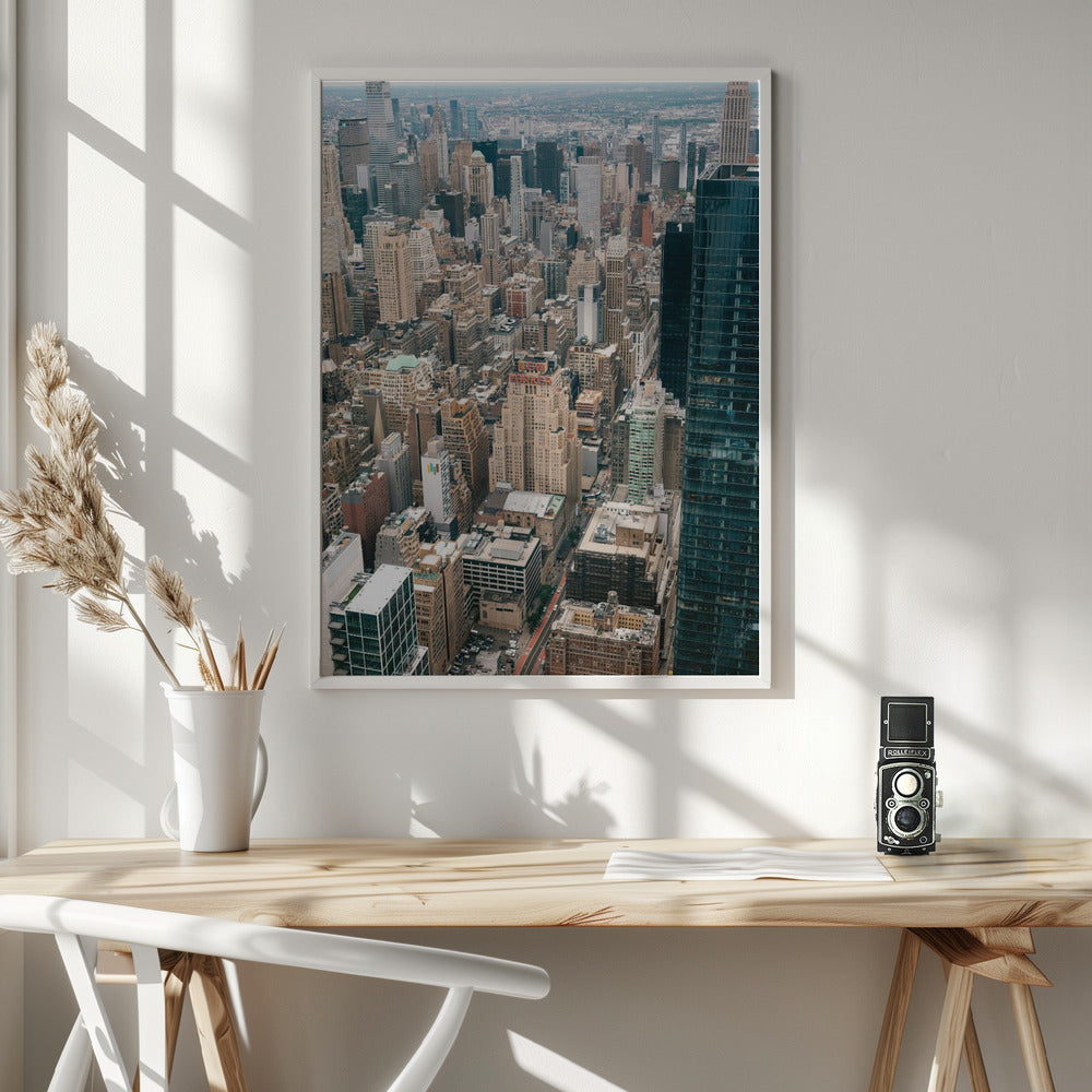 New York City from above Poster