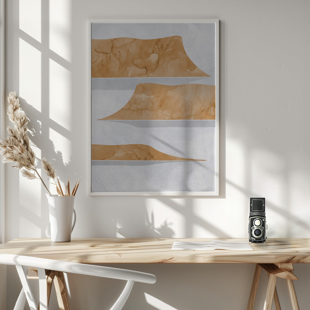 Abstract lake Powell view Poster