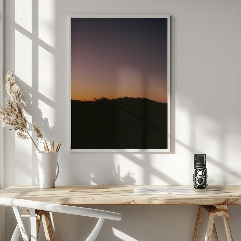 Dune Grass Sunset Poster