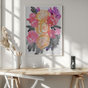 Olympe florals I Poster