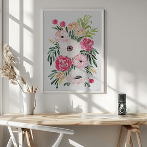 Mirja bouquet Poster