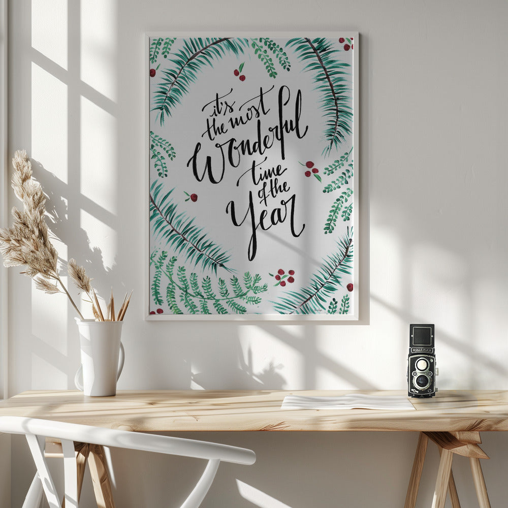 Most Wonderful Time Of The Year Christmas Poster