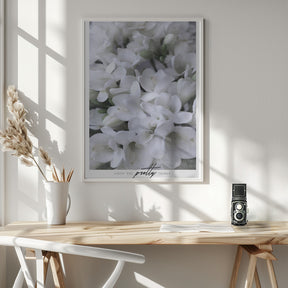 Distressed freesias III Poster