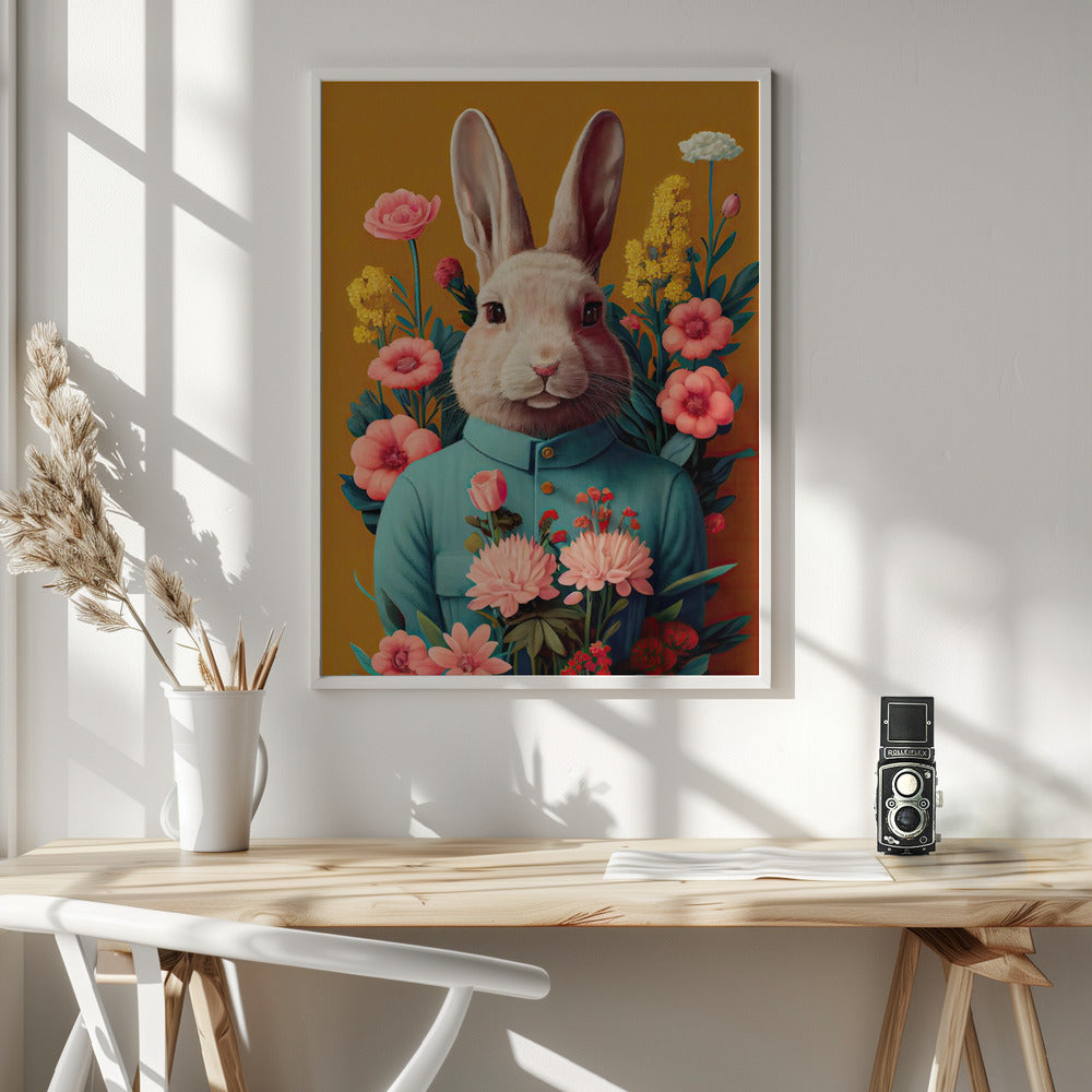 Mr Easter Bunny Poster