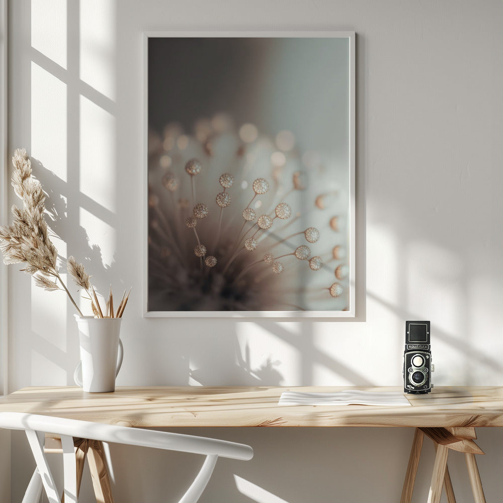 Glassy Flower Poster