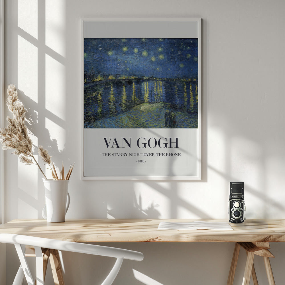 The Starry Night Over The Rhone Poster