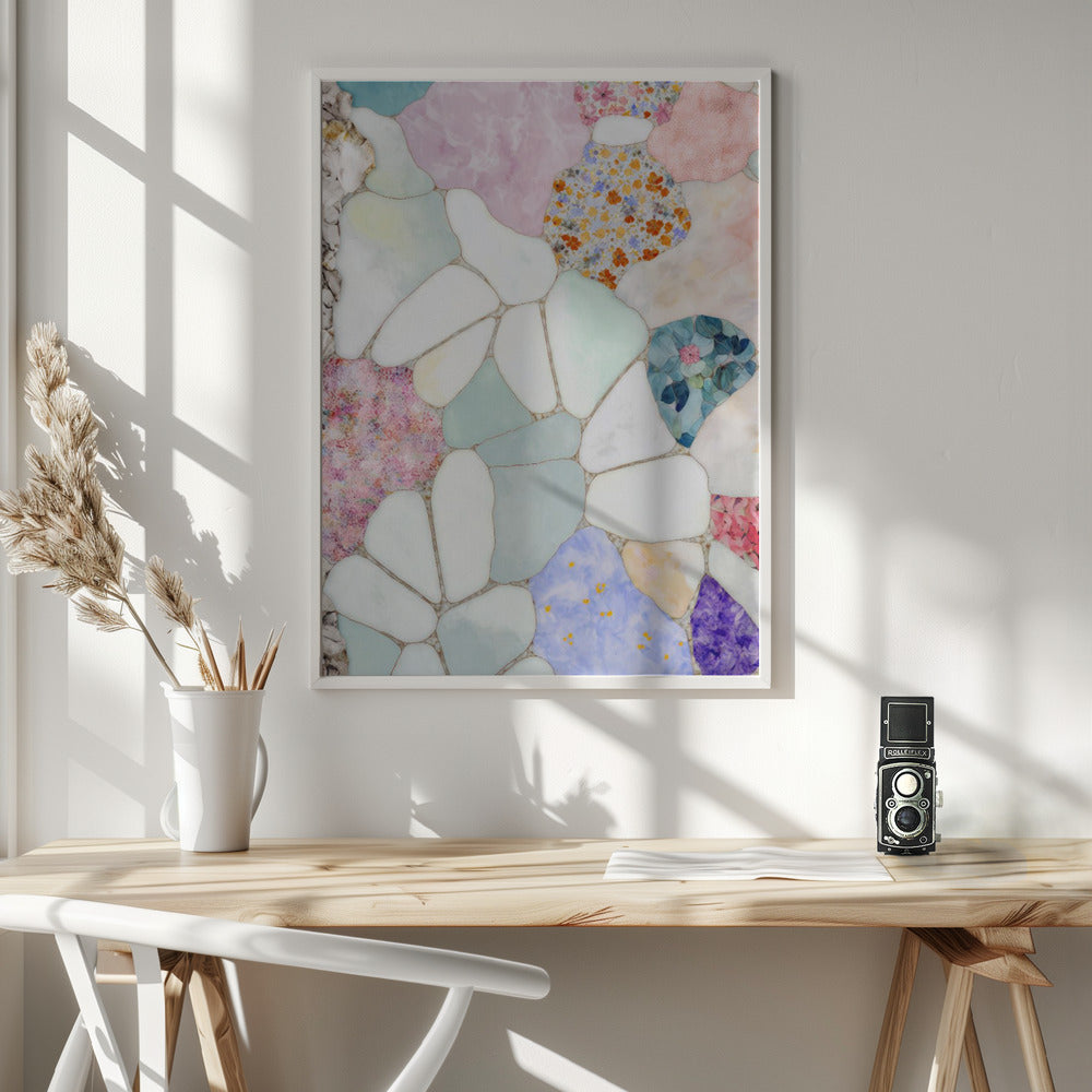 Floral Mosaic Poster