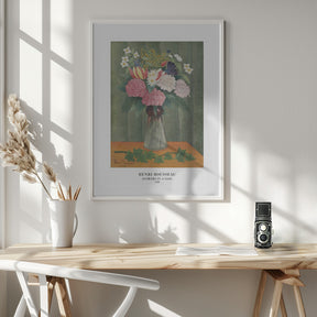 Flowers In a Vase Poster