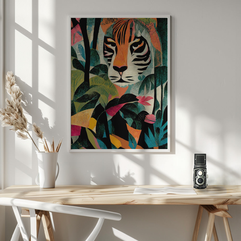 Jungle Tiger Poster