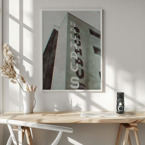 Bauhaus Dessau architecture in vintage magazine style I Poster