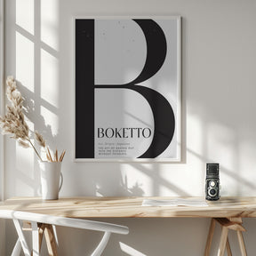 Boketto definition gazing out into the distance Poster