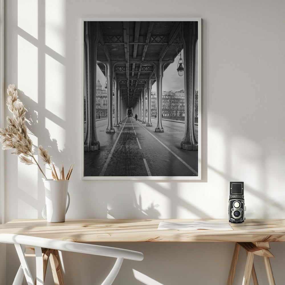 Bir Hakeim bridge Poster