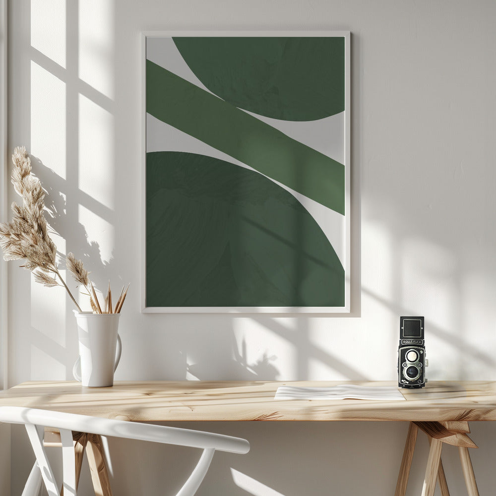 Green Abstract Poster