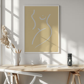 Nude Yellow Poster