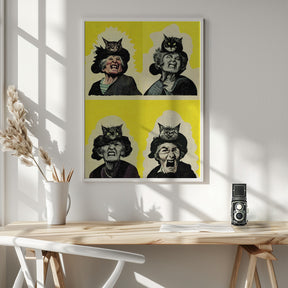 Angry Cat Lady Poster