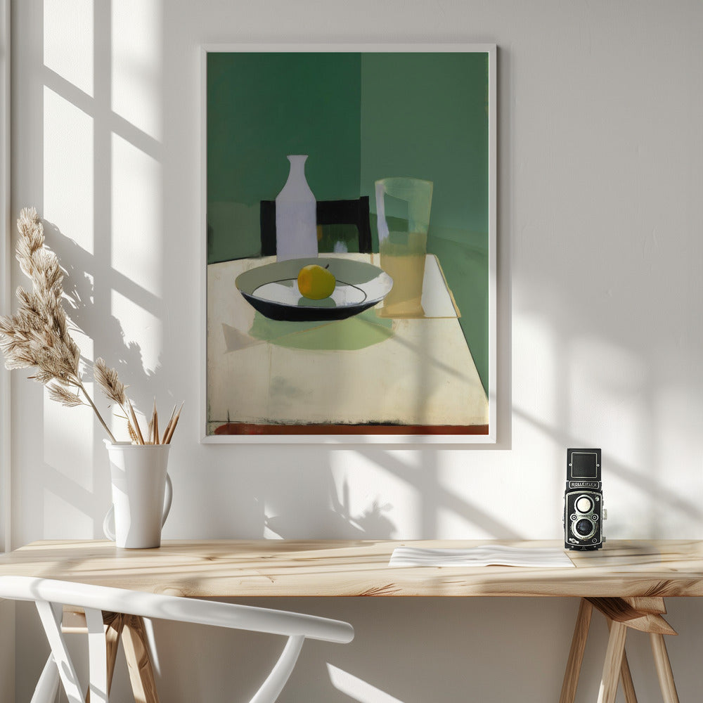 Still Life With Apple Poster