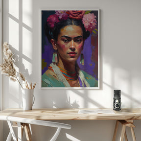 Portrait Of Frida Poster