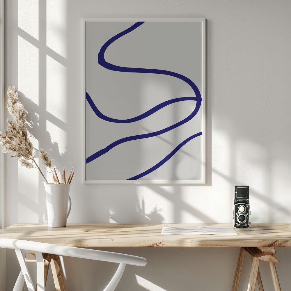 Blue Lines Poster