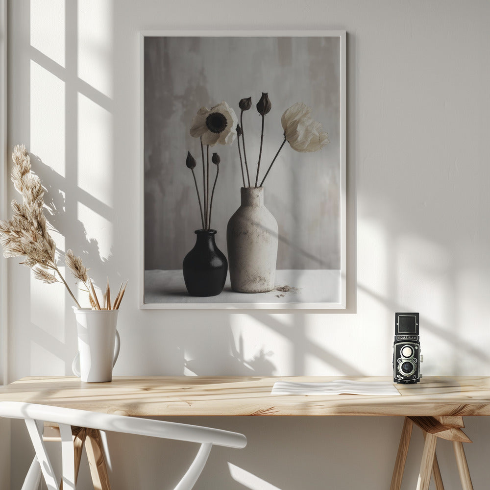 Black And White Ceramic No 1 Poster