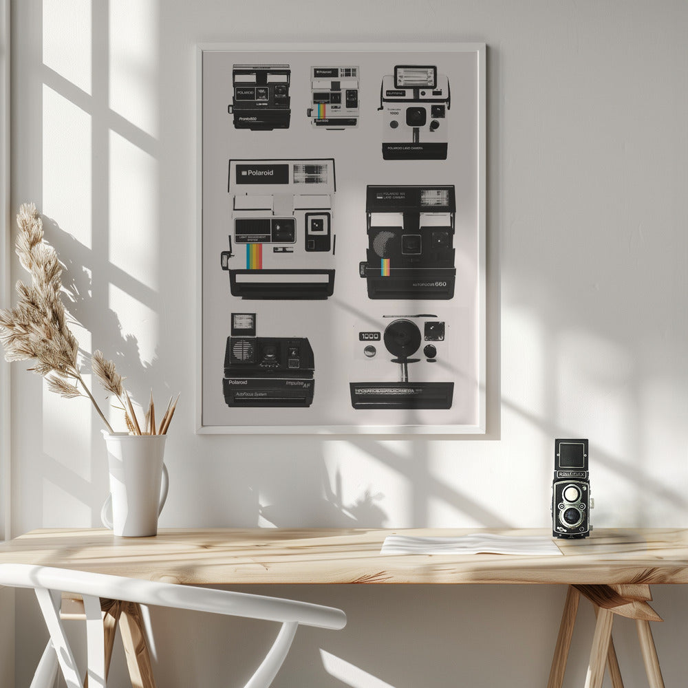 Instant Camera Collection Poster