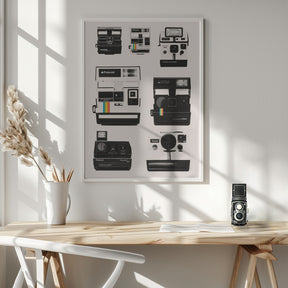 Instant Camera Collection Poster